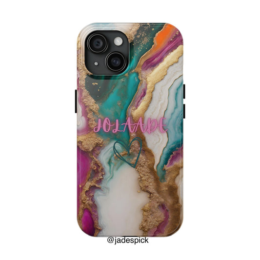 Bubble-Gum Dreams Custom Marble 2in1 Phone Case